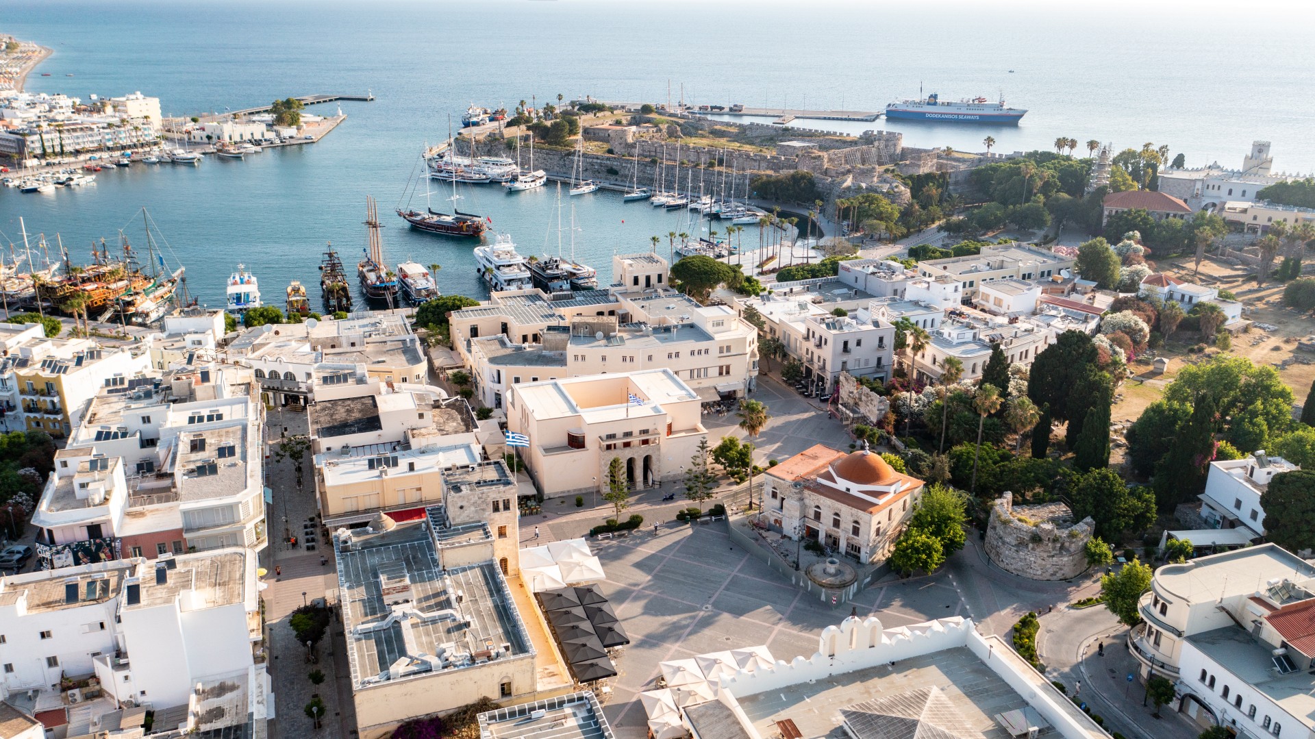 Kos Town city